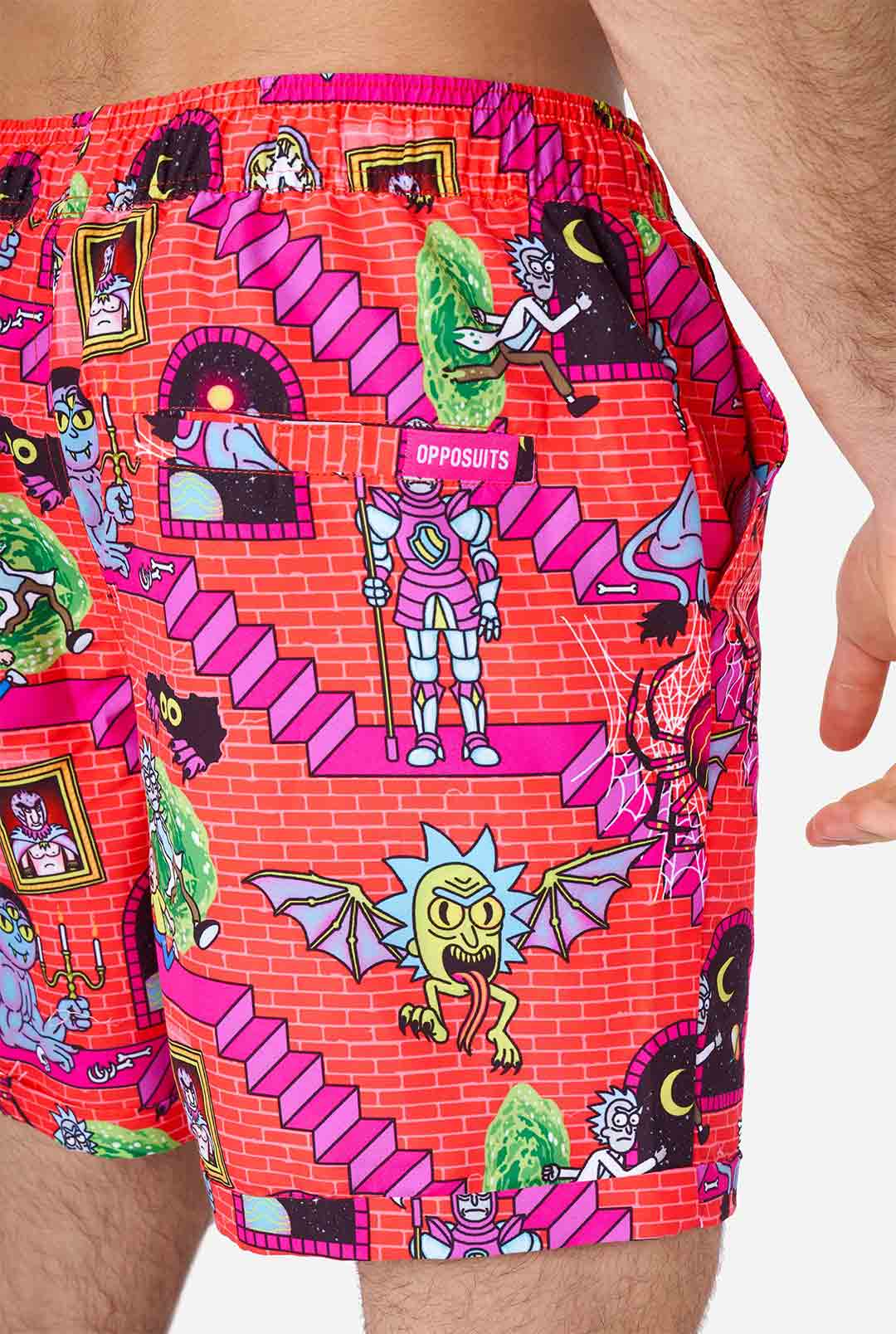 Rick And Morty X SHEIN Camicia A Maniche Corte Casual Da Uomo - Foto 6