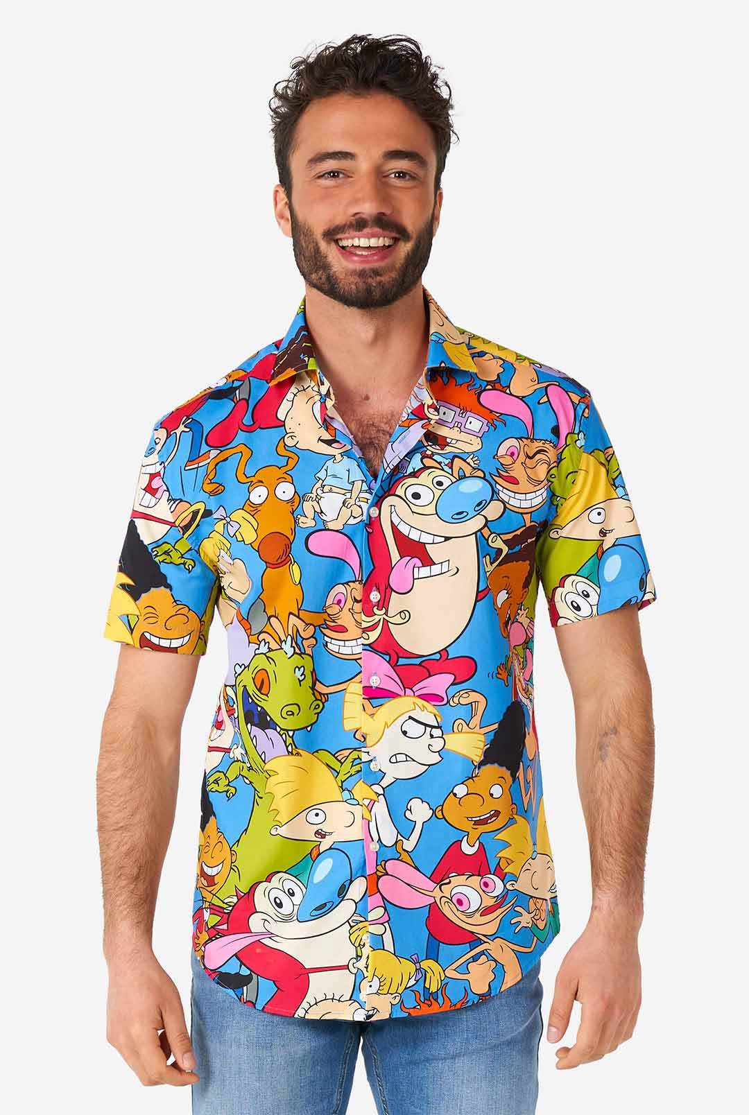 rugrats dress shirt Rugrats Playpen  KUNUFLEX Short Sleeve Shirt by RSVLTS