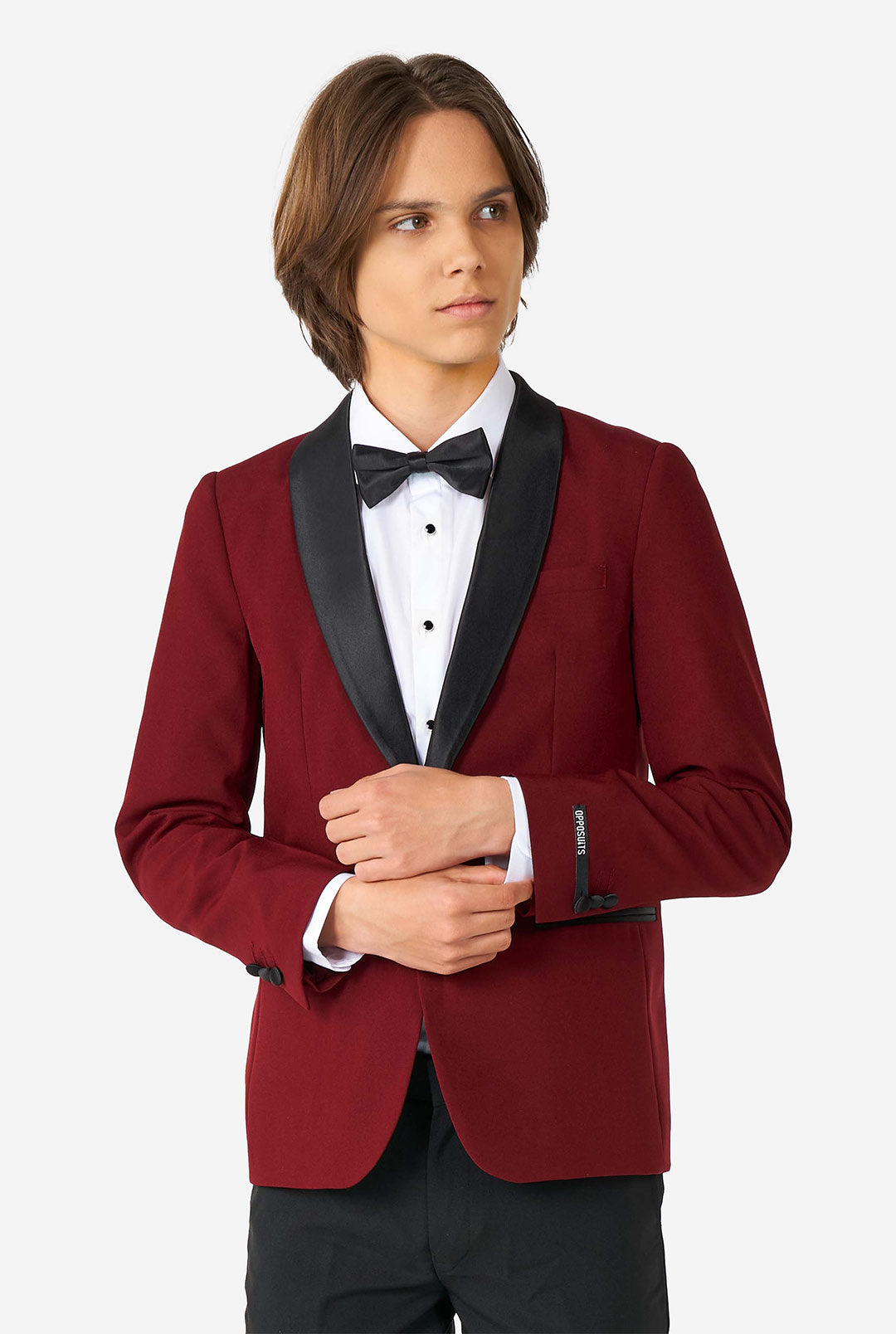 fitted lace wedding dress OppoSuits Big Boys Hot Tuxedo Suit, 3-Piece Set - Red