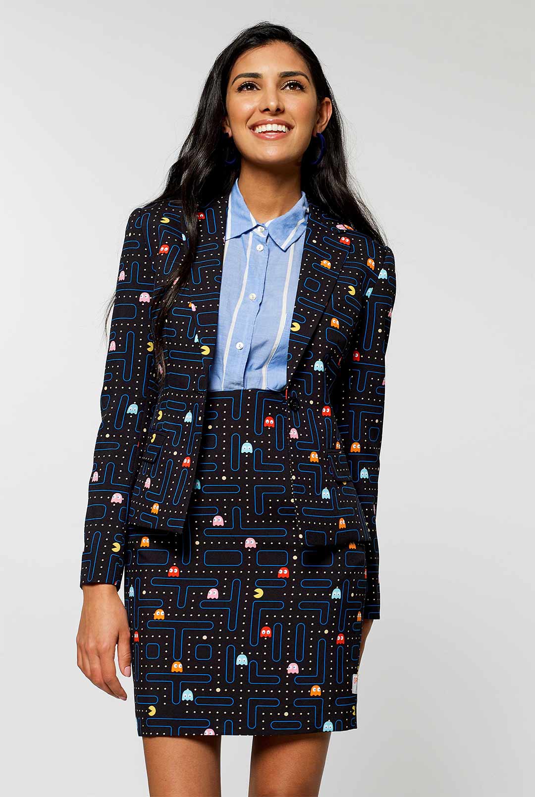 pacman skater dress Pac-Man print skater dress- Sizes S- 5XL plus size