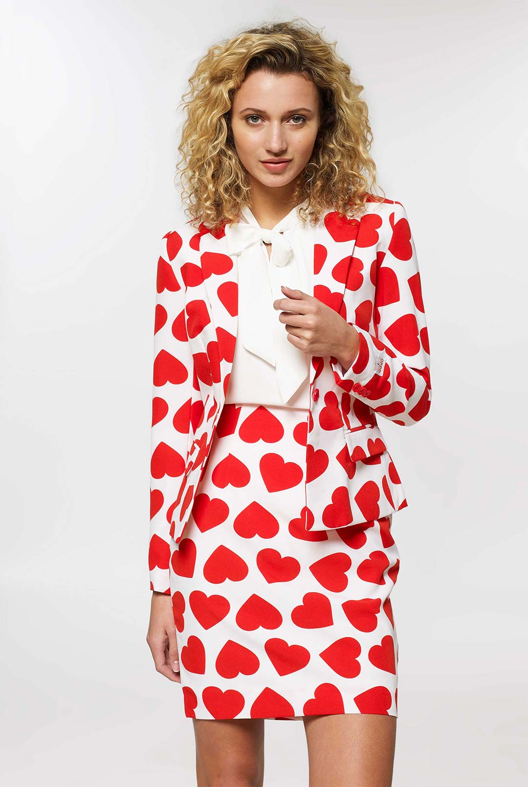 red dress suit womens Opposuits Women's Queen of Hearts Valentine Suit, Size: 4, Red