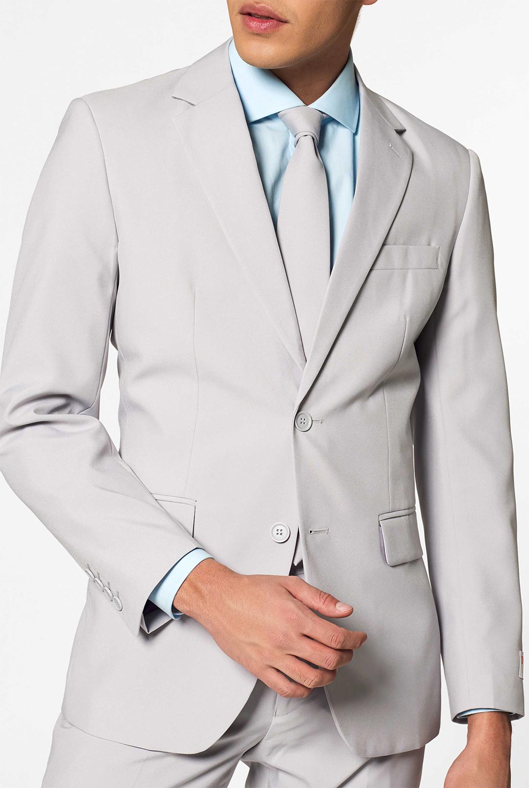 OppoSuits - Groovy Grey - Affordable Solid Coloured Grey Suit OppoSuits - Groovy Grey - Affordable Solid Coloured Grey Suit