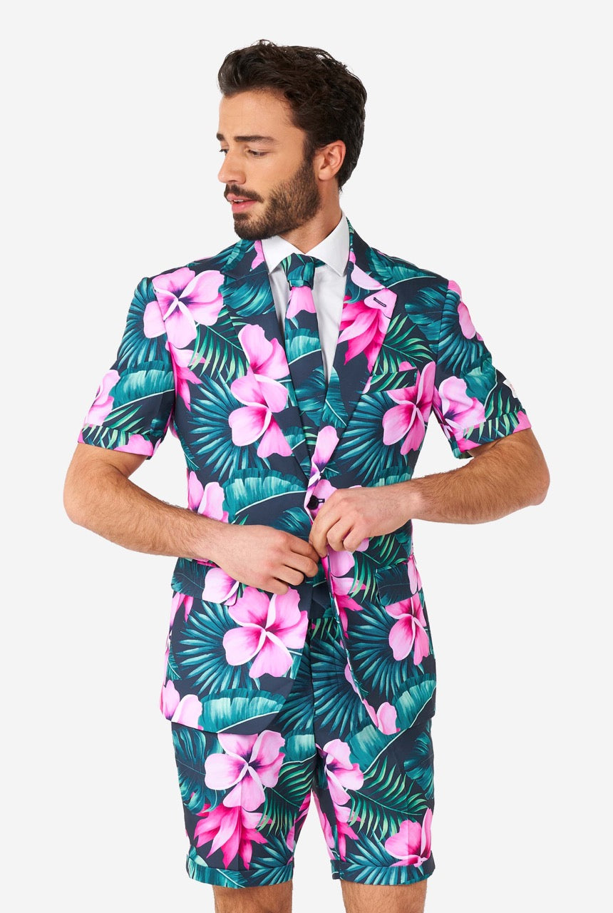 OppoSuits Men's Summer Suits - Casual Fit - Hawaii Grande, 38 OppoSuits Men's Summer Suits - Casual Fit - Hawaii Grande, 38